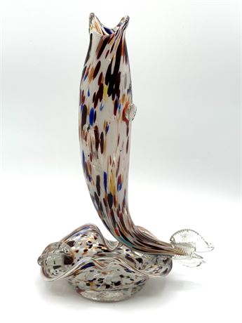 Hand- Blown and Shaped Glass Fish