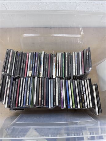 Plastic Container of CDs