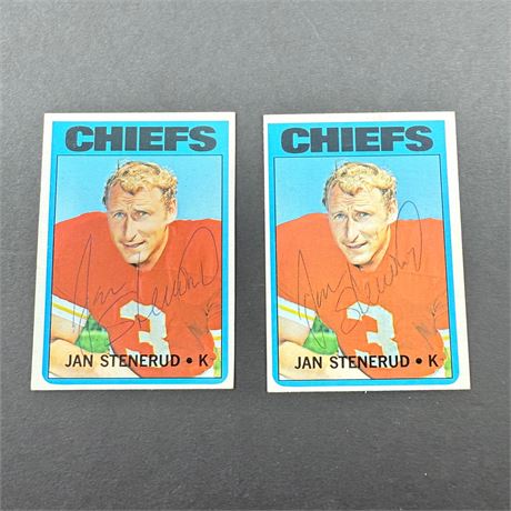 Jan Stenerud Signed Cards