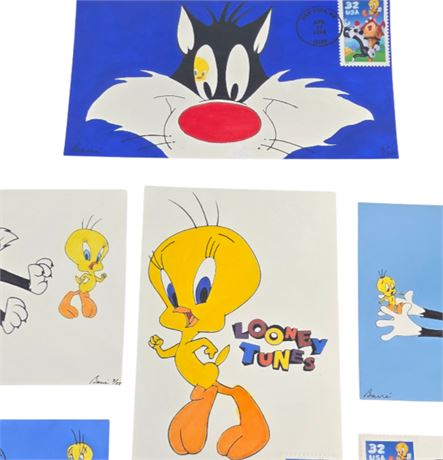 US FDC, Barre,  #3204 Looney Tunes, Signed & Numbered