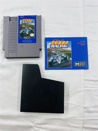 NES Al Unser Jr’s Turbo Racing w/ Manual