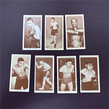 1938 Churchman’s Tobacco Boxing Lot