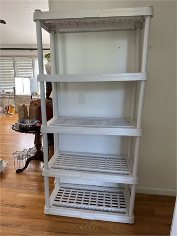 Plastic Shelving Unit 1 of 2 Available