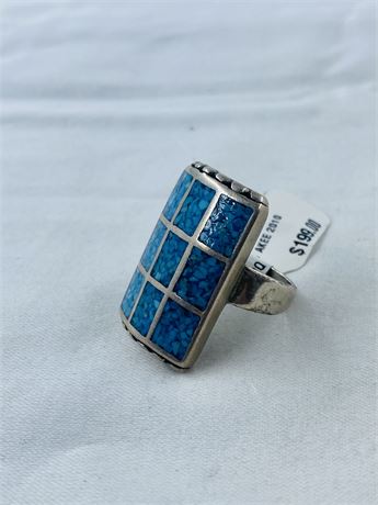 12g Navajo Sterling Ring Size 6.5