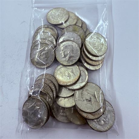 $20 Kennedy 40% Silver Half Dollars