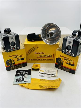 Vintage Kodak Brownie Cameras + Accessories