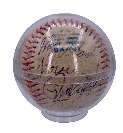1978 Cleveland Indians Team Signed Baseball: Speed, Dade, Diaz, Briggs