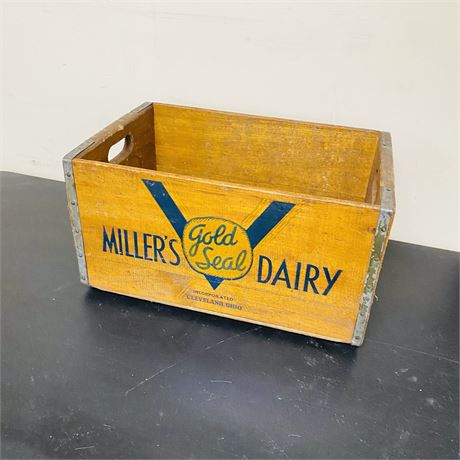 1950’s Miller’s Dairy Milk Crate