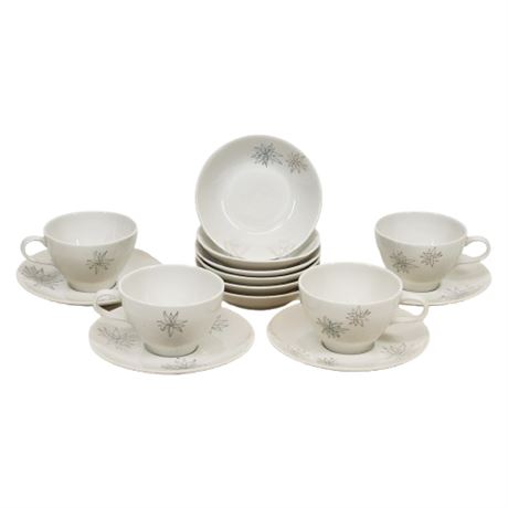 Mid-Century Rice Islands Casual China "Sea Flower", 16 Pieces