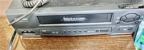 Vintage 4 head VHS tape player