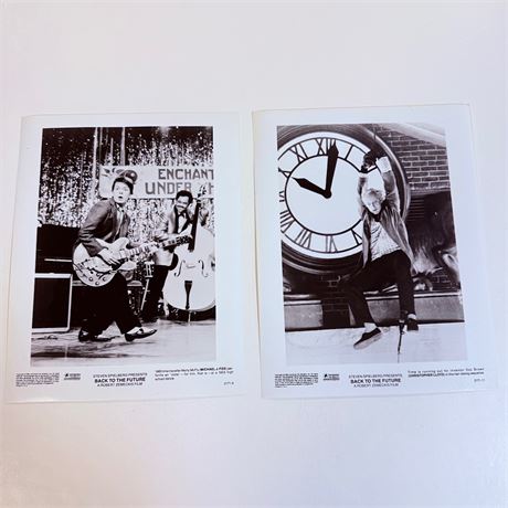 Vintage Back to the Future 8x10 Photographs