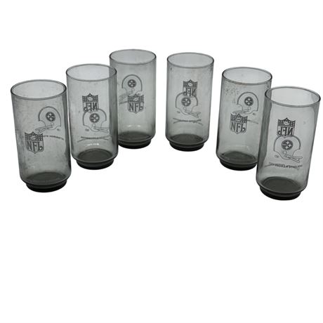 Pittsburgh Steelers Burger Chef Collector Glasses