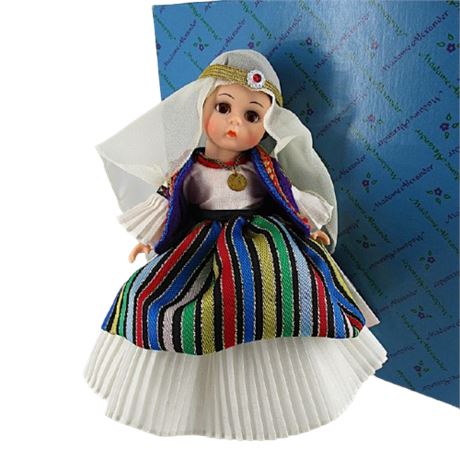 VTG Madame Alexander Albania 8" Doll #526 in Box