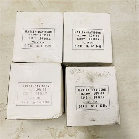 4 NOS Harley Davidson 1340cc Pistons