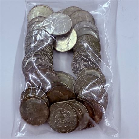 $20 Kennedy 40% Silver Halves 1965-1969