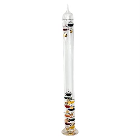 Vintage 24 Inch Galileo Thermometer
