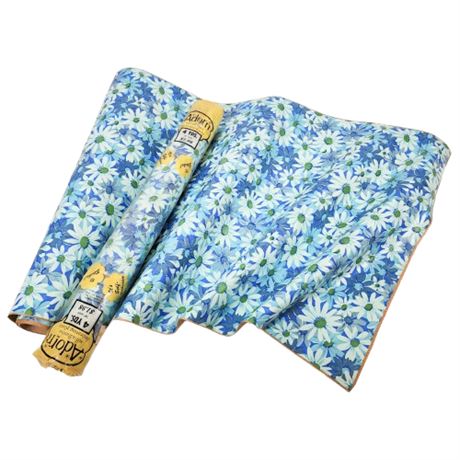 Vintage Adorn Blue Floral Adhesive Decorating Paper