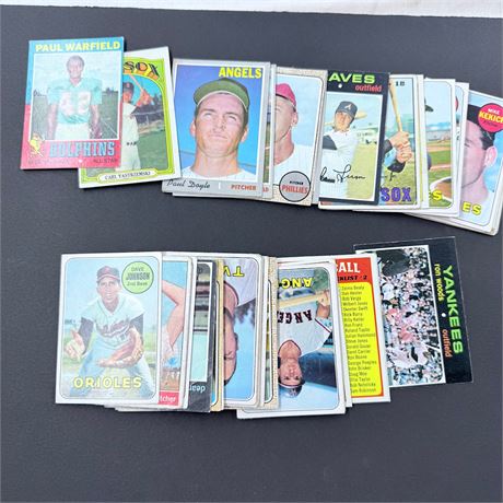 40 Vintage Sports Cards