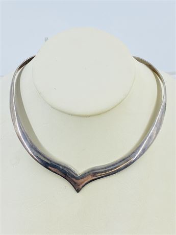 35g Vtg Mexico Sterling Collar Necklace