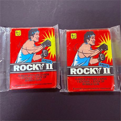Rocky II Sealed Wax Packs