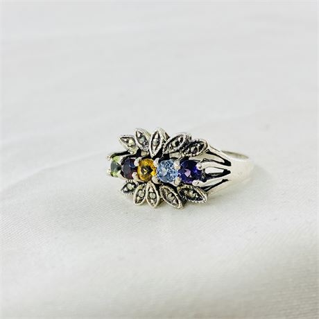 5.4g Sterling Ring Size 8.25