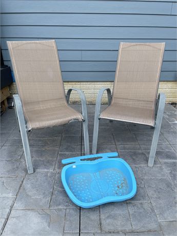 Patio Chairs & Foot Wash