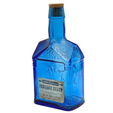 Mary Wheaton's VTG Syrup Bottle with Cork Stopper