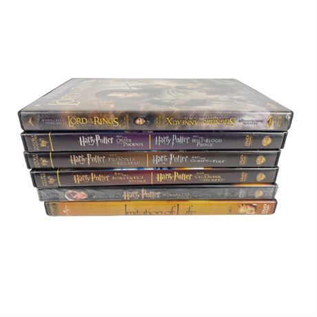 Harry Potter & Lord of the Rings DVD Lot