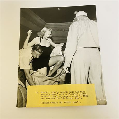 My Friend Irma Original Press Photograph