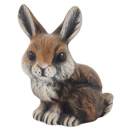 Vintage Hand Painted Ceramic Bunny Figurine