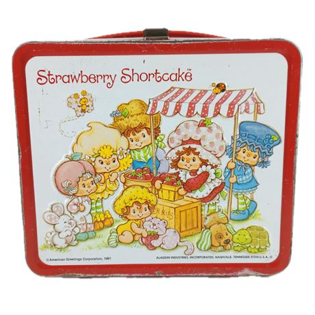 1981 Strawberry Shortcake Lunch Box