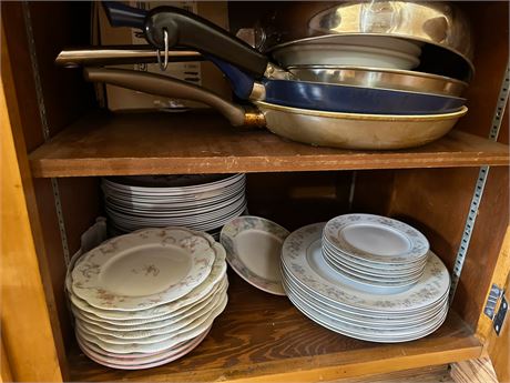 Kitchen Pots & Pans & Limoges China Cabinet Buyout