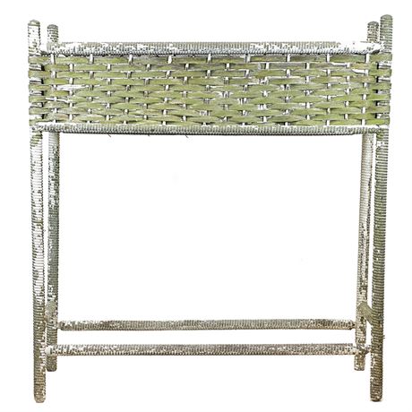 Vintage Wicker Plant Stand