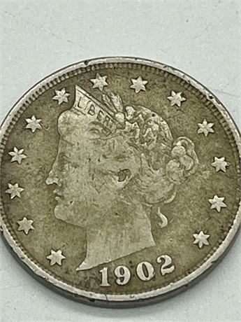 1902 Barber Nickel