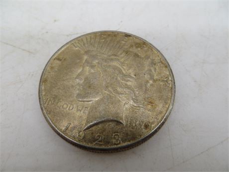 1923 Peace Silver Dollar