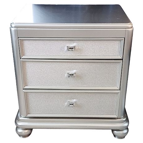Pair Ashley Furniture Signature Design "Coralayne" 3 Drawer Nightstands