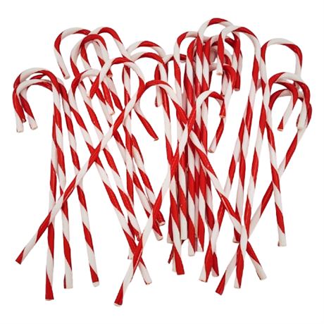 Vintage Plastic Candy Cane Decorations