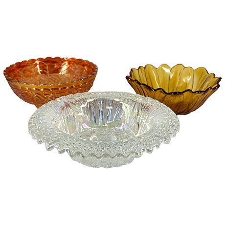 Decorative Bowl Collection Incl. L.E. Smith, Indiana & Imperial Glass