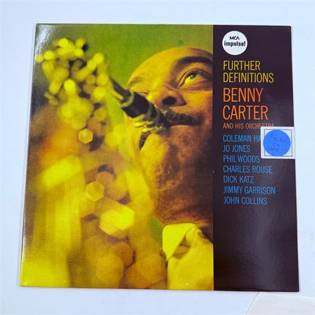 Benny Carter Further Definitions Vinyl Record