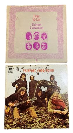 Pair of 1970s Fairport Convention Vinyl Records
