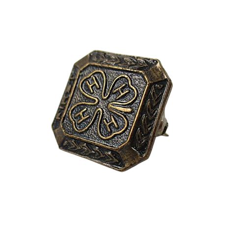 Vintage 4-H Club First Year Award Small Pin