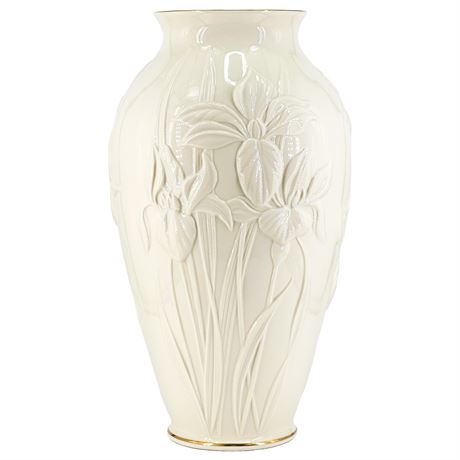 Vintage Lenox Masterpiece Collection Embossed Porcelain Vase