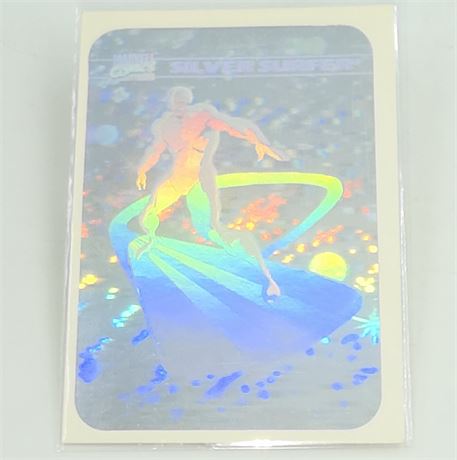 1990 Marvel Holo Card, Series 1, Silver Surfer