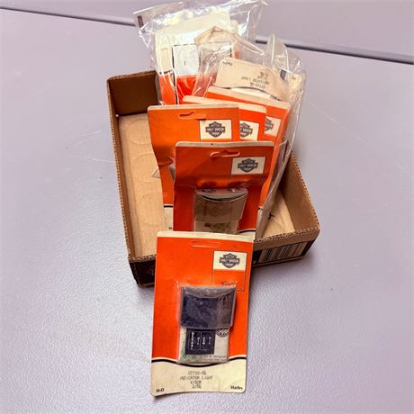 12 NOS Harley Davidson Visor Indicator Lights