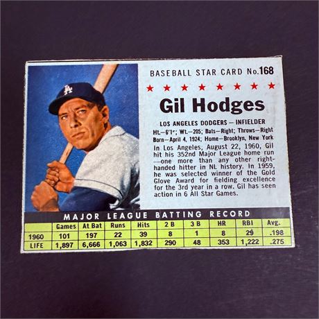 1961 Post Gil Hodges