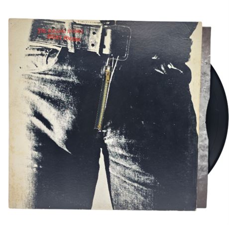 1974 Rolling Stones, Metal Zipper Cover "Sticky Fingers"