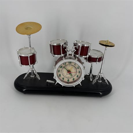 Drum Set Clock