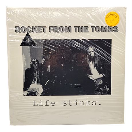 Rocket From The Tombs "Life Stinks" Small Pressing LP in Original Wrap