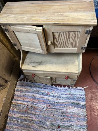 Vintage dollhouse hutch