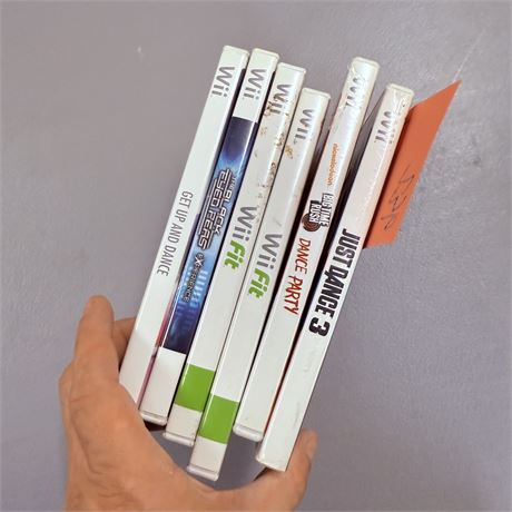 6 Nintendo Wii Games